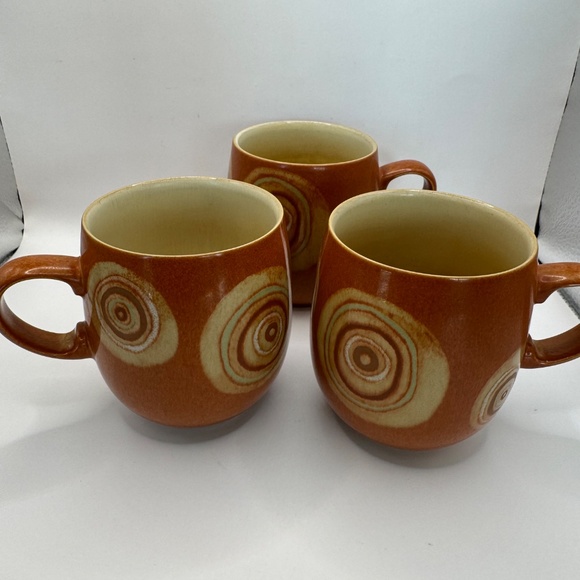 Denby England Stoneware Fire Chilli 13.5oz Mugs. Southwest inspired. - Picture 4 of 8